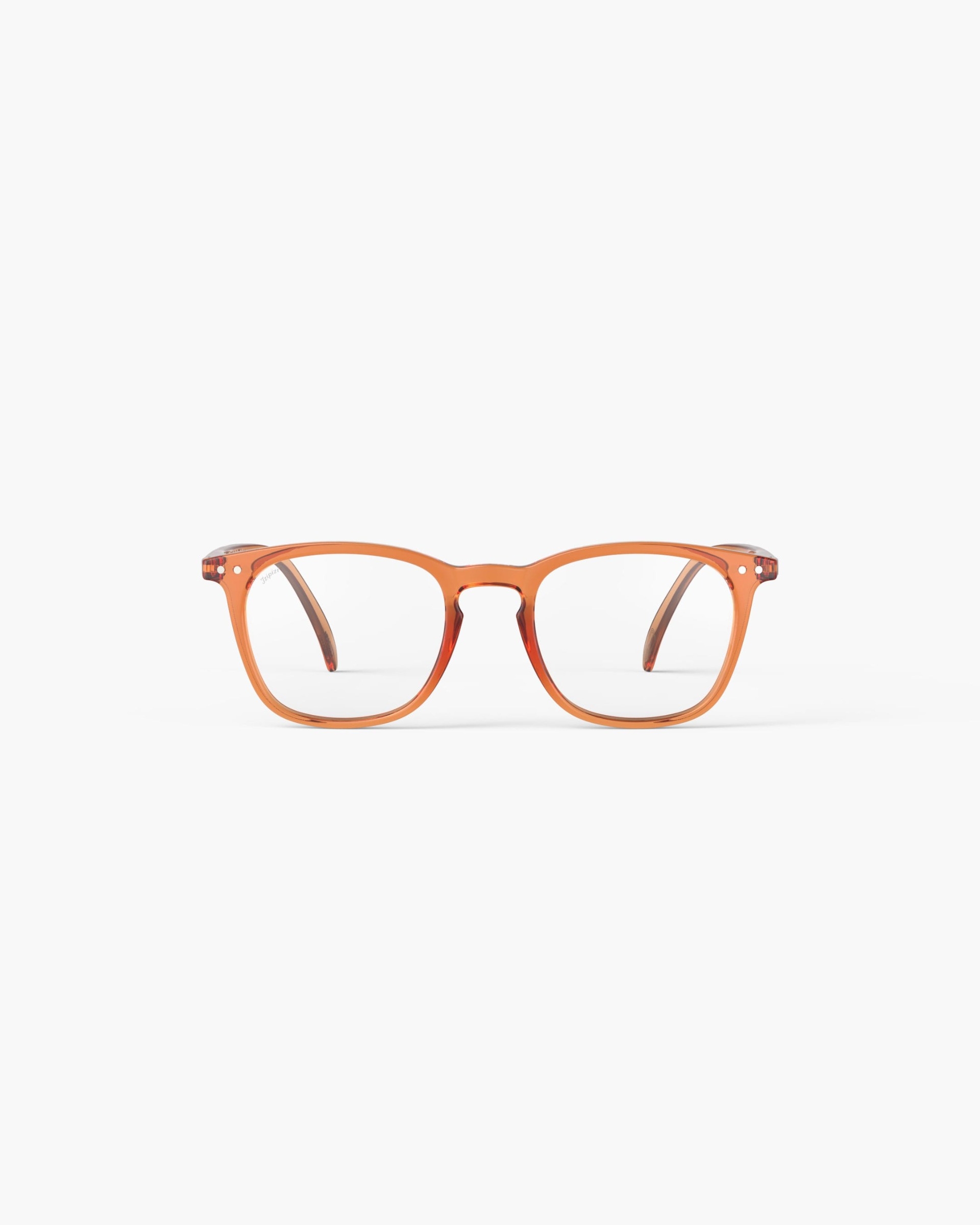 Trendy READING glasses #E Orange Smash Trapeze - Izipizi