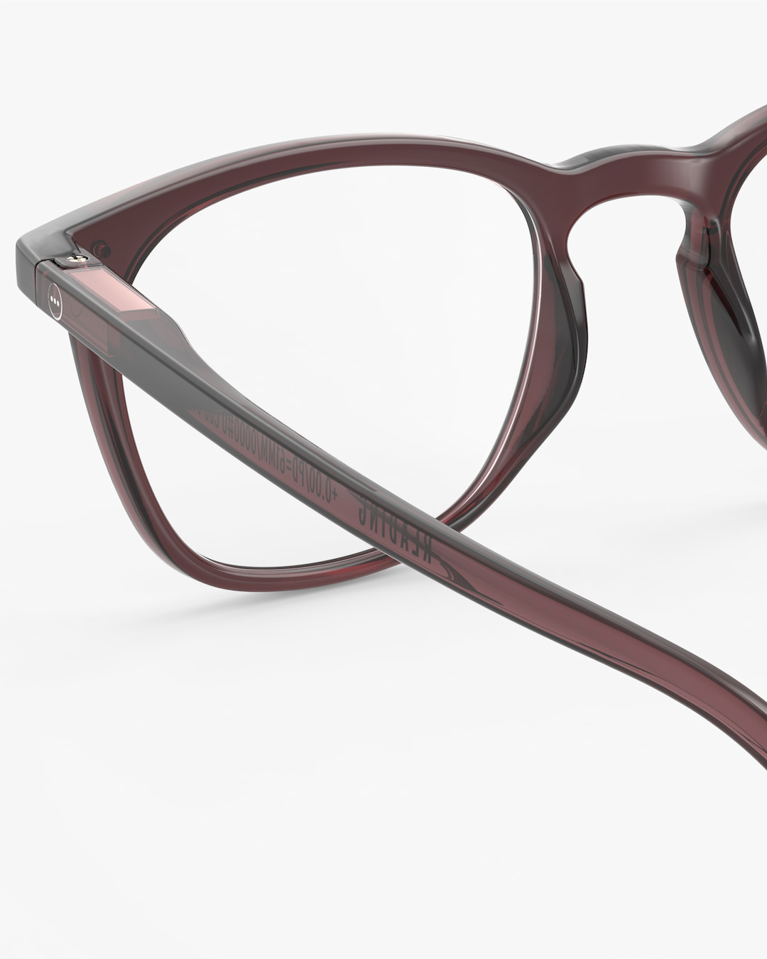 Trendy READING glasses #E Old Leather Trapeze - Izipizi
