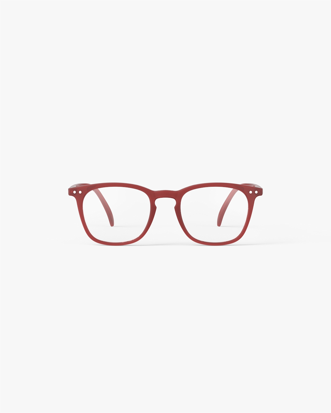 Trendy READING glasses #E Carmine Red Trapeze - Izipizi