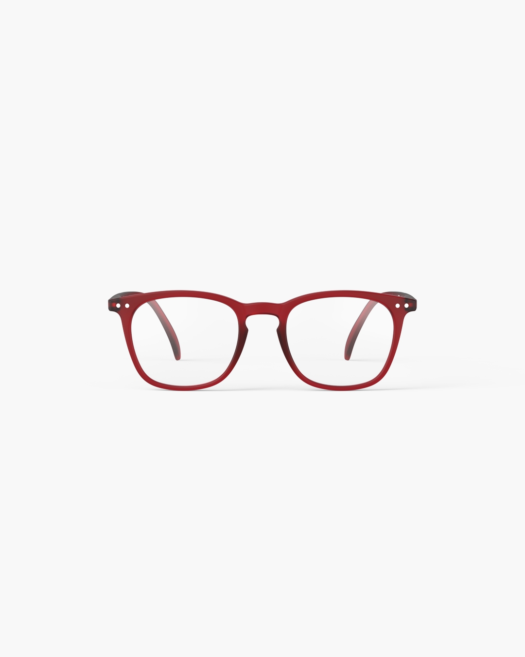 Trendy READING glasses #E Cherry Red Trapezoidale - Izipizi
