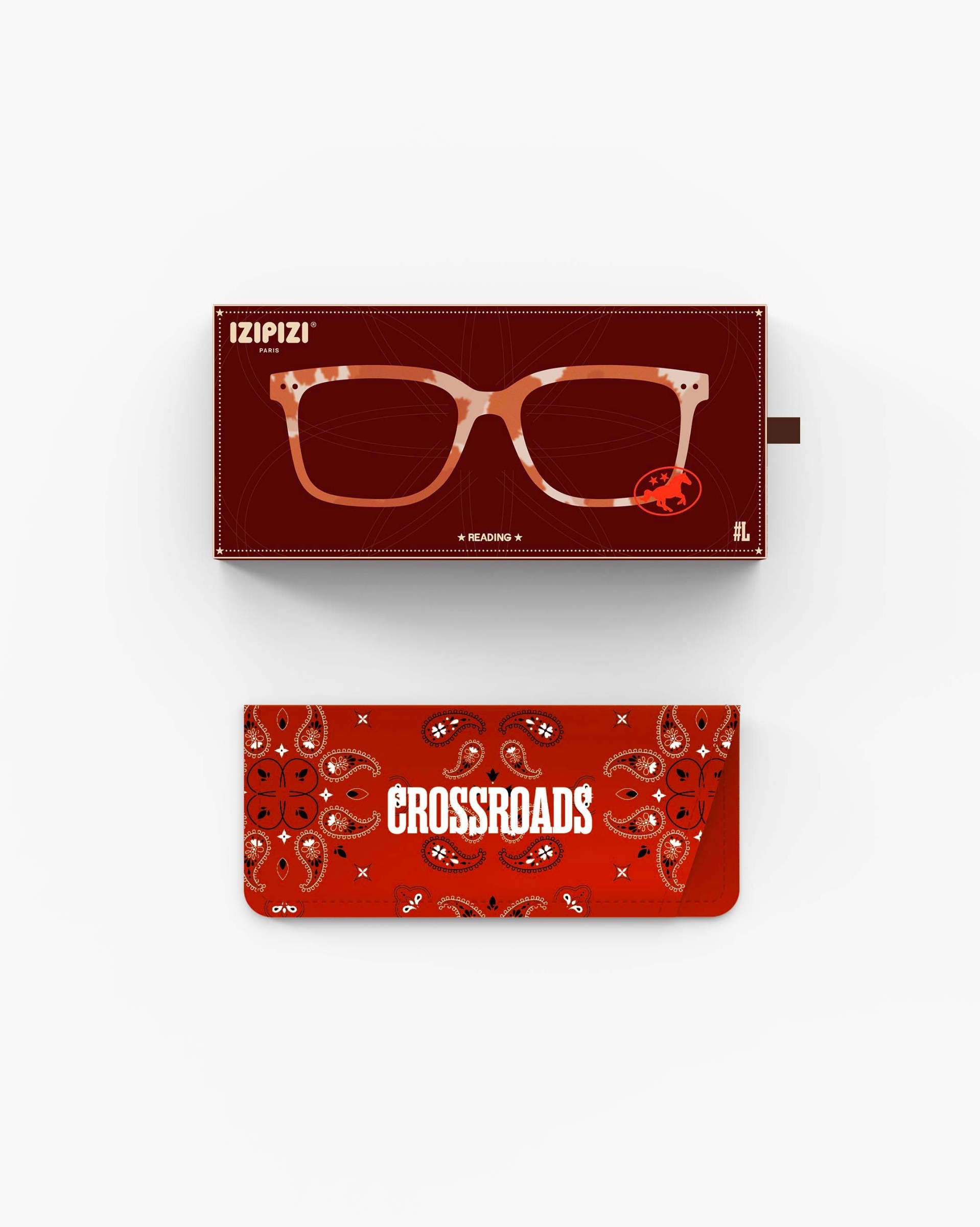 Ochialli #L Wild Hooves Rettangolare Marrone - Izipizi