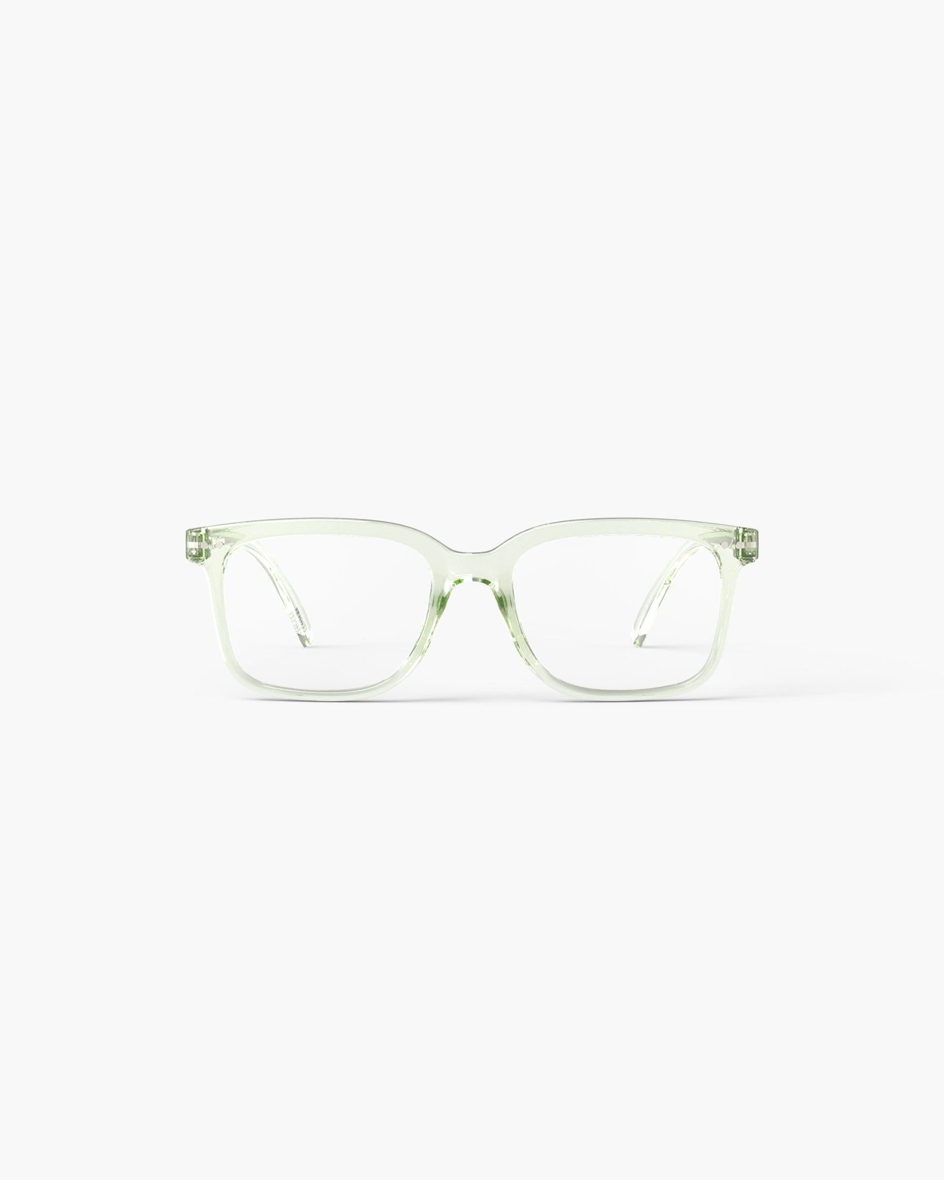 Trendy READING glasses #L Green Fields Rectangulare - Izipizi