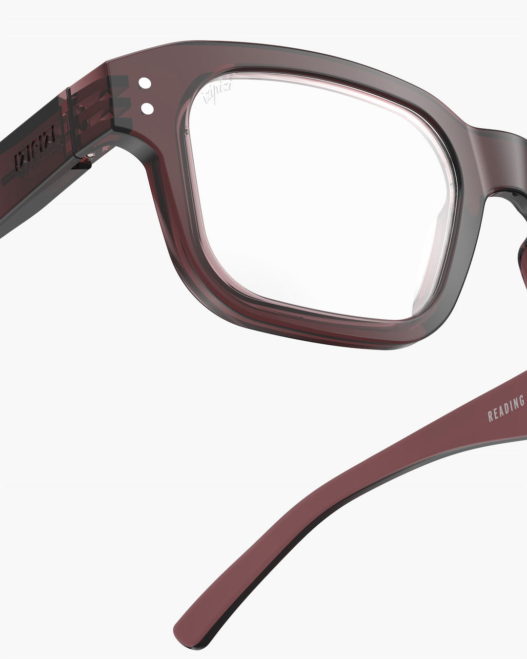 Trendy READING glasses #QUOTE Old Leather Trapeze - Izipizi