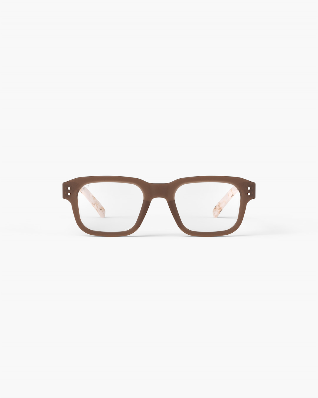 Trendy READING glasses #QUOTE Light Marble Trapeze - Izipizi