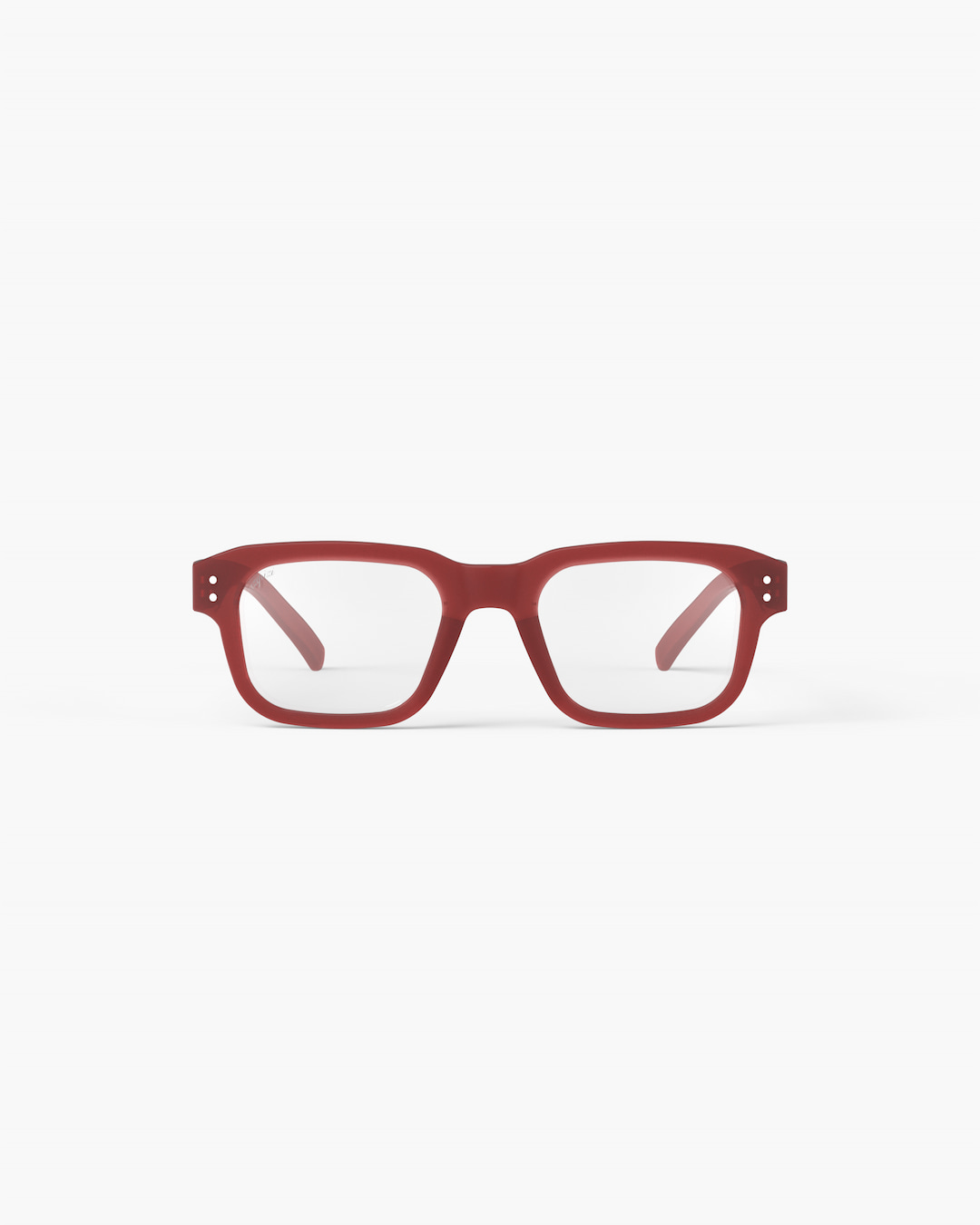 Trendy READING glasses #QUOTE Carmine Red Trapeze - Izipizi
