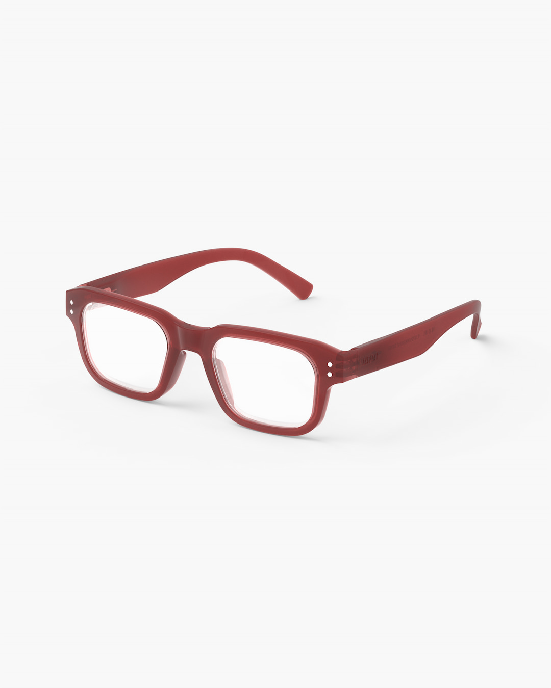 Trendy READING glasses #QUOTE Carmine Red Trapeze - Izipizi