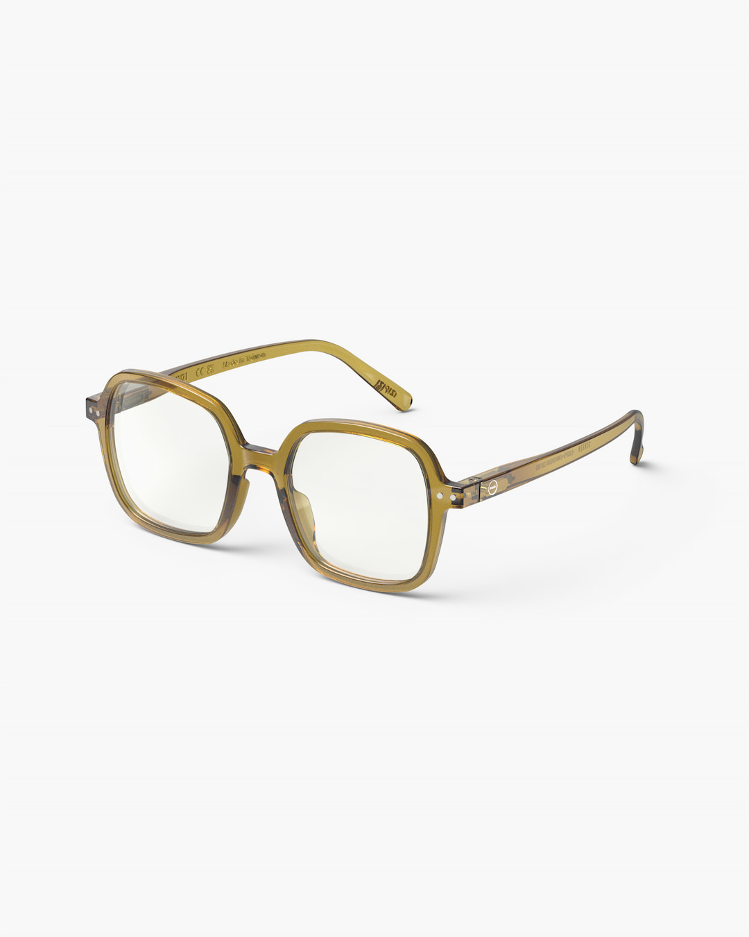 Lunette #OFFICE Golden Green Carré Vert à la mode - Izipizi