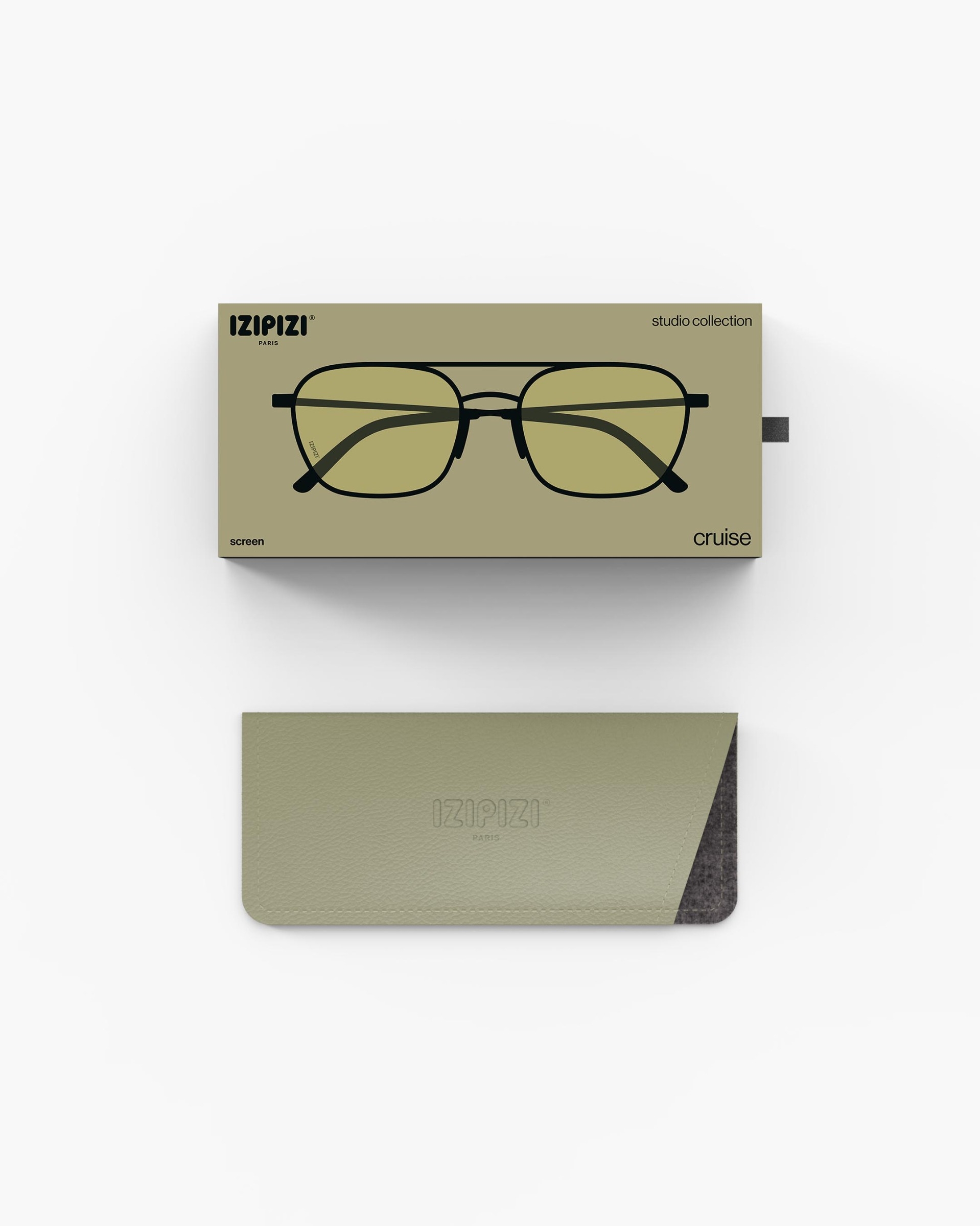 Lunette #CRUISE Black Aviateur Noir à la mode - Izipizi