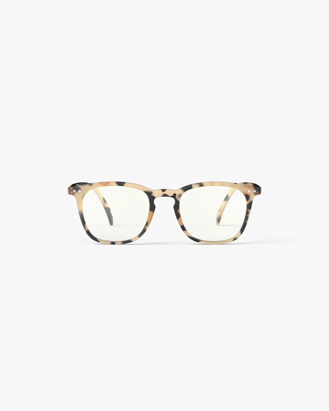 Lunette #E Light Tortoise Trapèze Beige à la mode - Izipizi