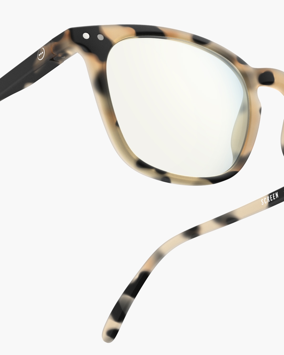 Gafas #E Light Tortoise Trapezoidale Beige - Izipizi