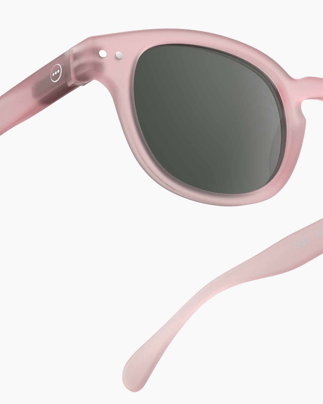 Lunette #C Pink Carré Rose à la mode - Izipizi