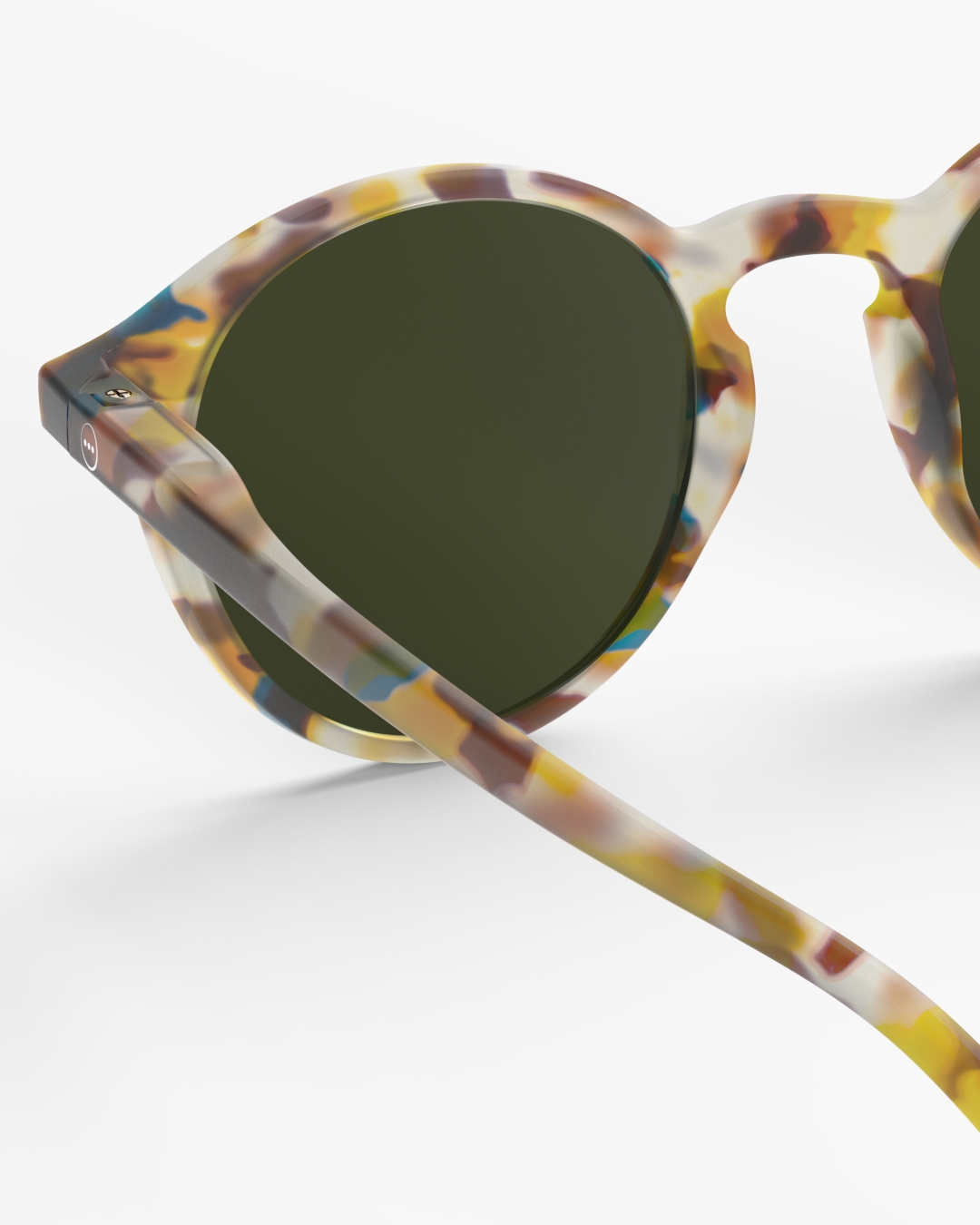 Trendy SUN glasses #D Blue Tortoise Mirror Pantos - Izipizi