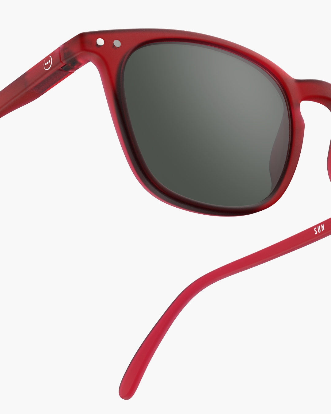 Lunette #E Red Trapèze Rouge à la mode - Izipizi