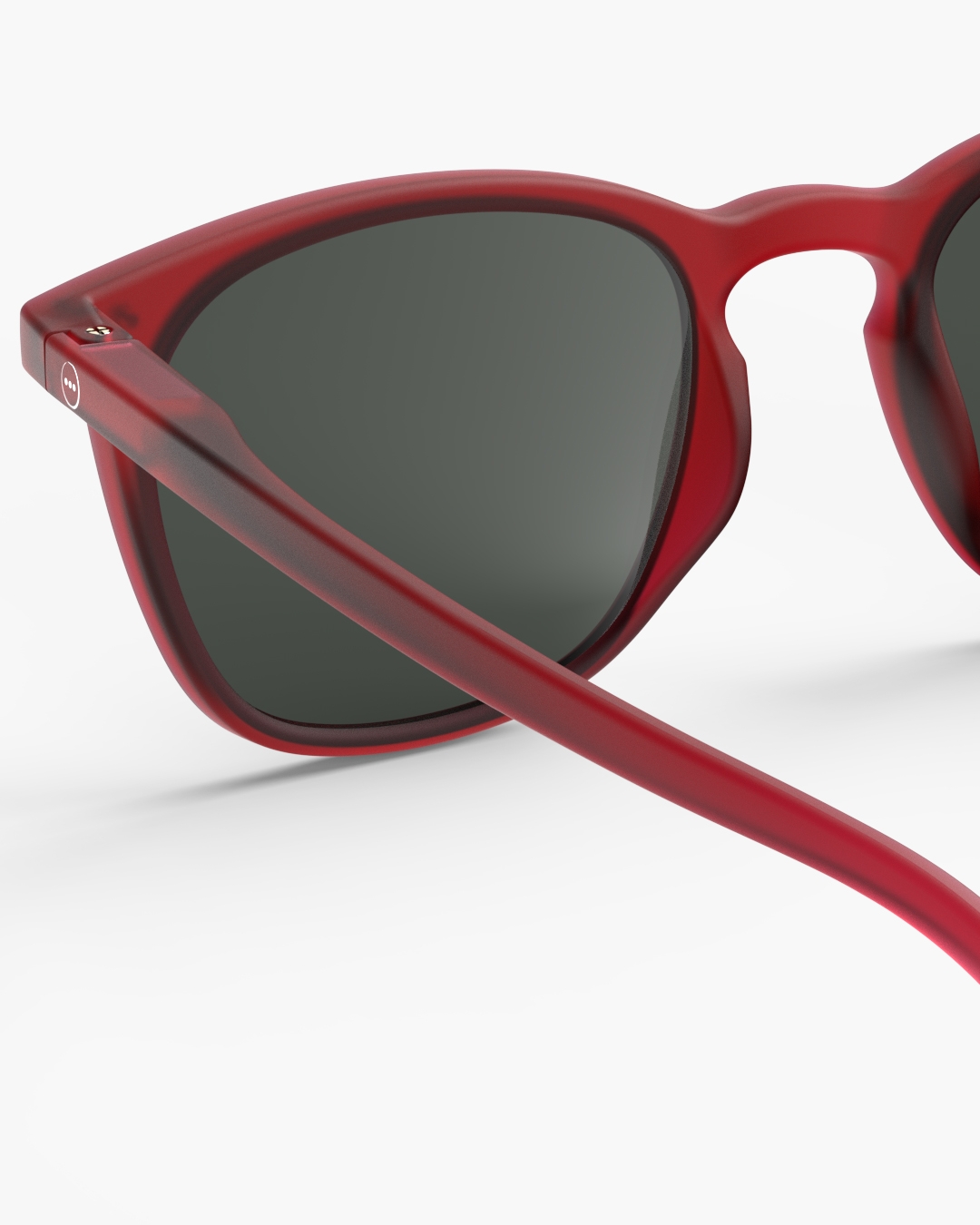 Trendy SUN glasses #E Red Trapeze - Izipizi