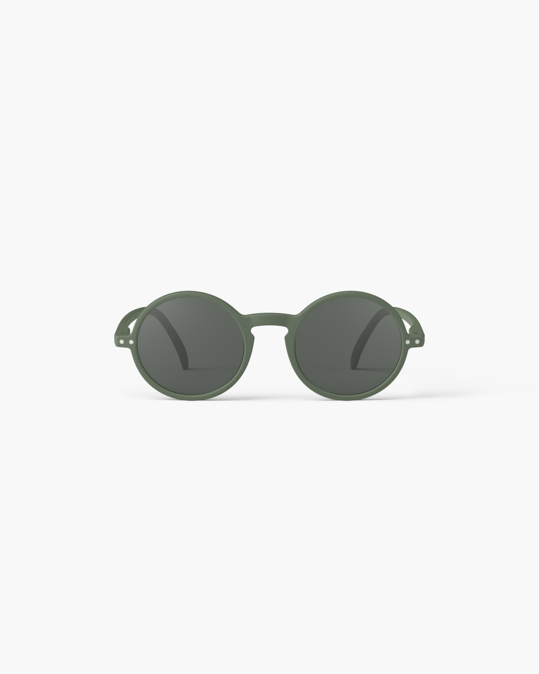 Lunette #G Kaki Green Ronde Vert à la mode - Izipizi