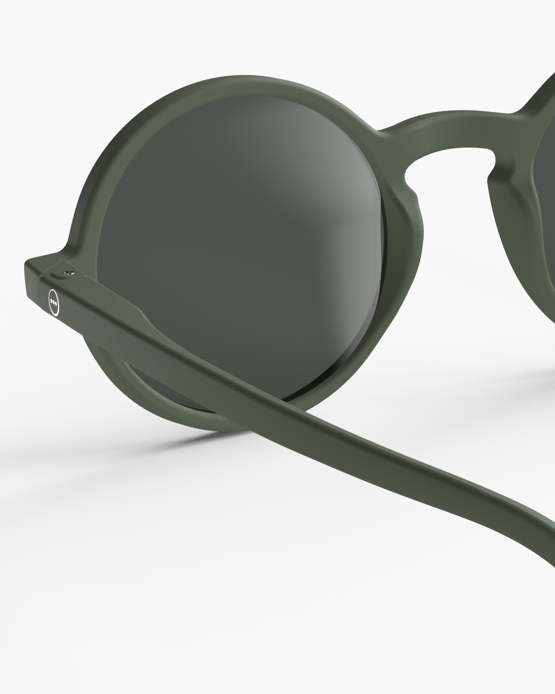 Trendy SUN glasses #G Kaki Green Round - Izipizi