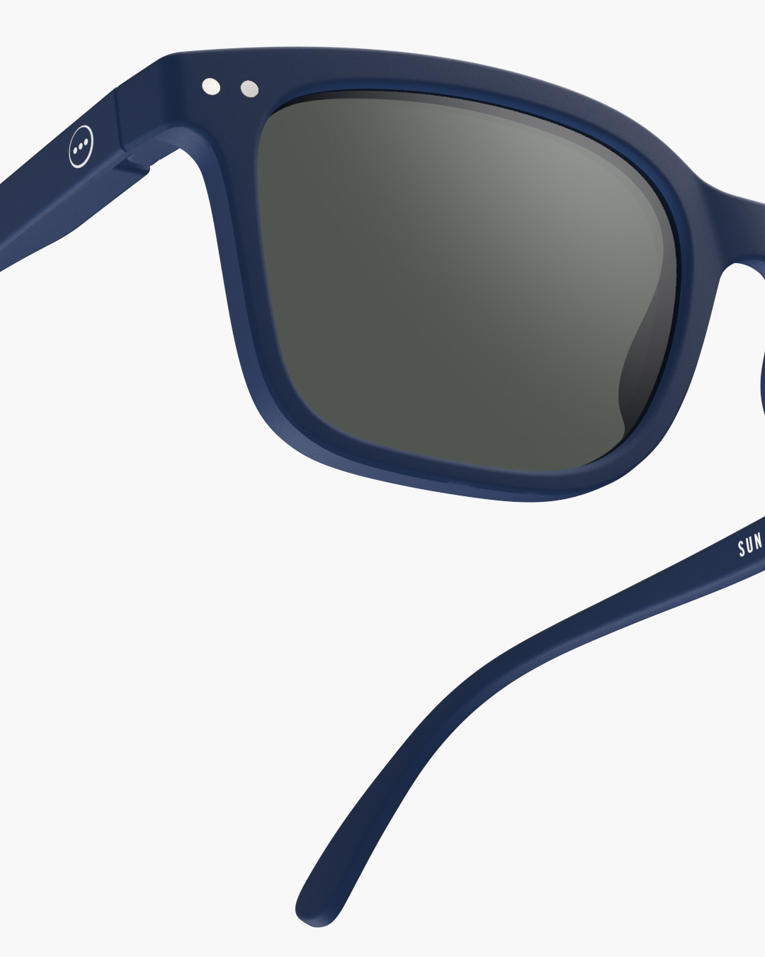Trendy SUN glasses #L Navy Blue Rectangular - Izipizi