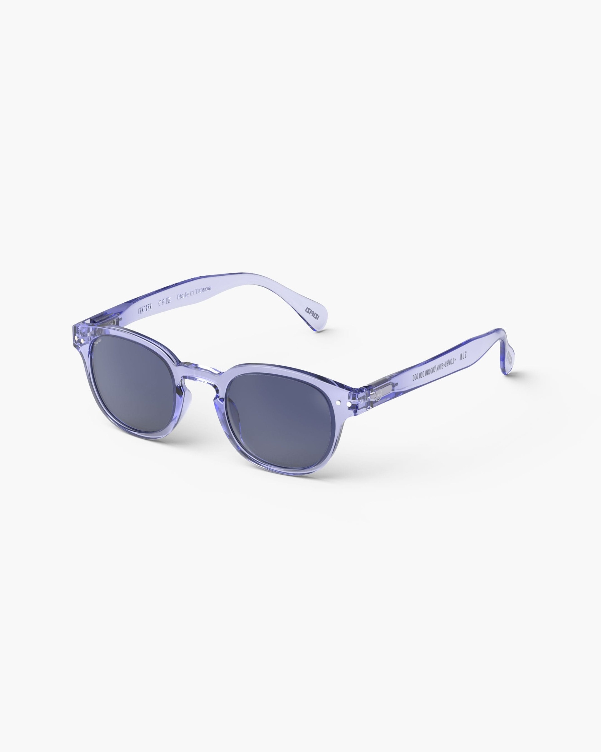Lunette #C Athletic Purple Carré Violet à la mode - Izipizi