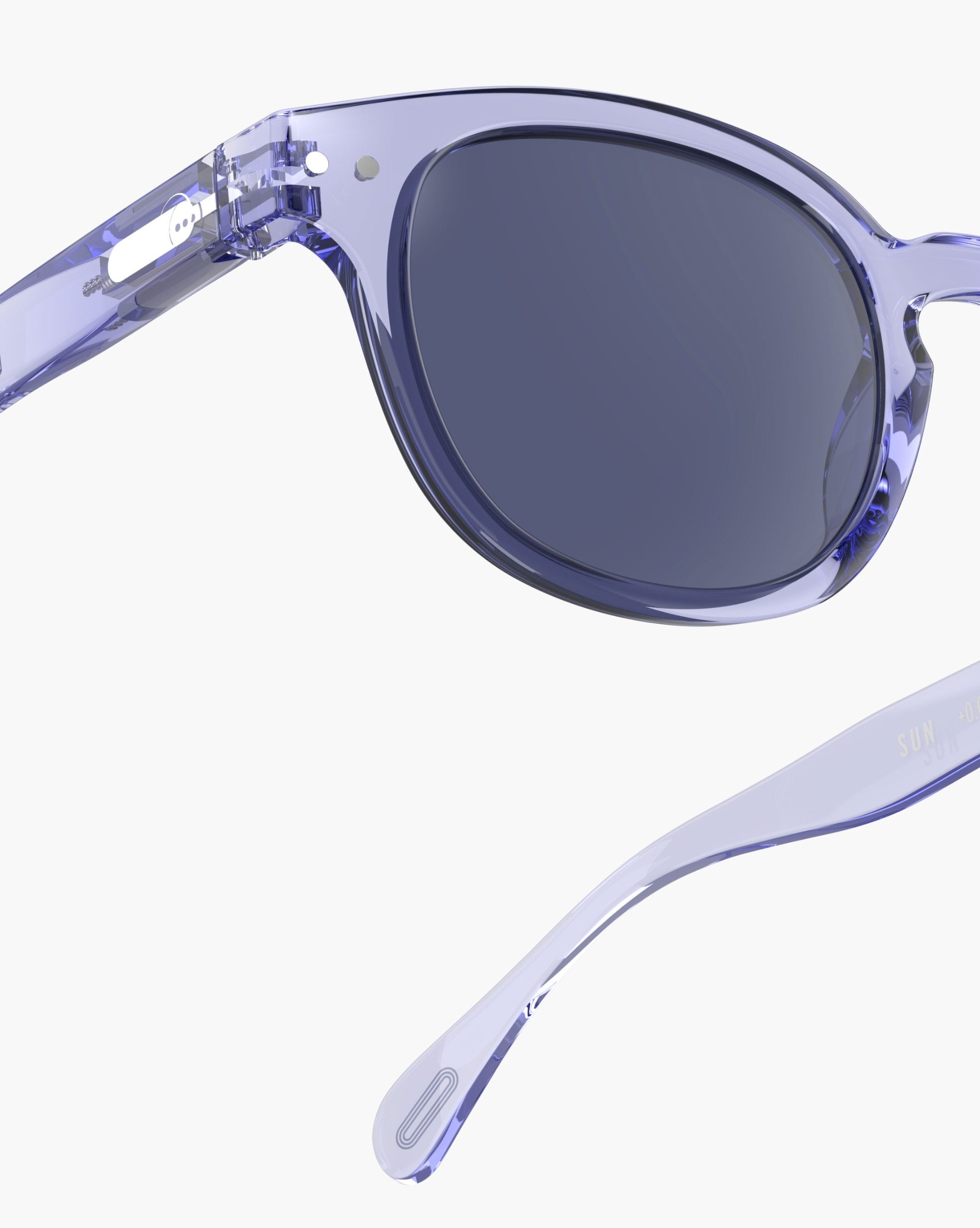 Lunette #C Athletic Purple Carré Violet à la mode - Izipizi