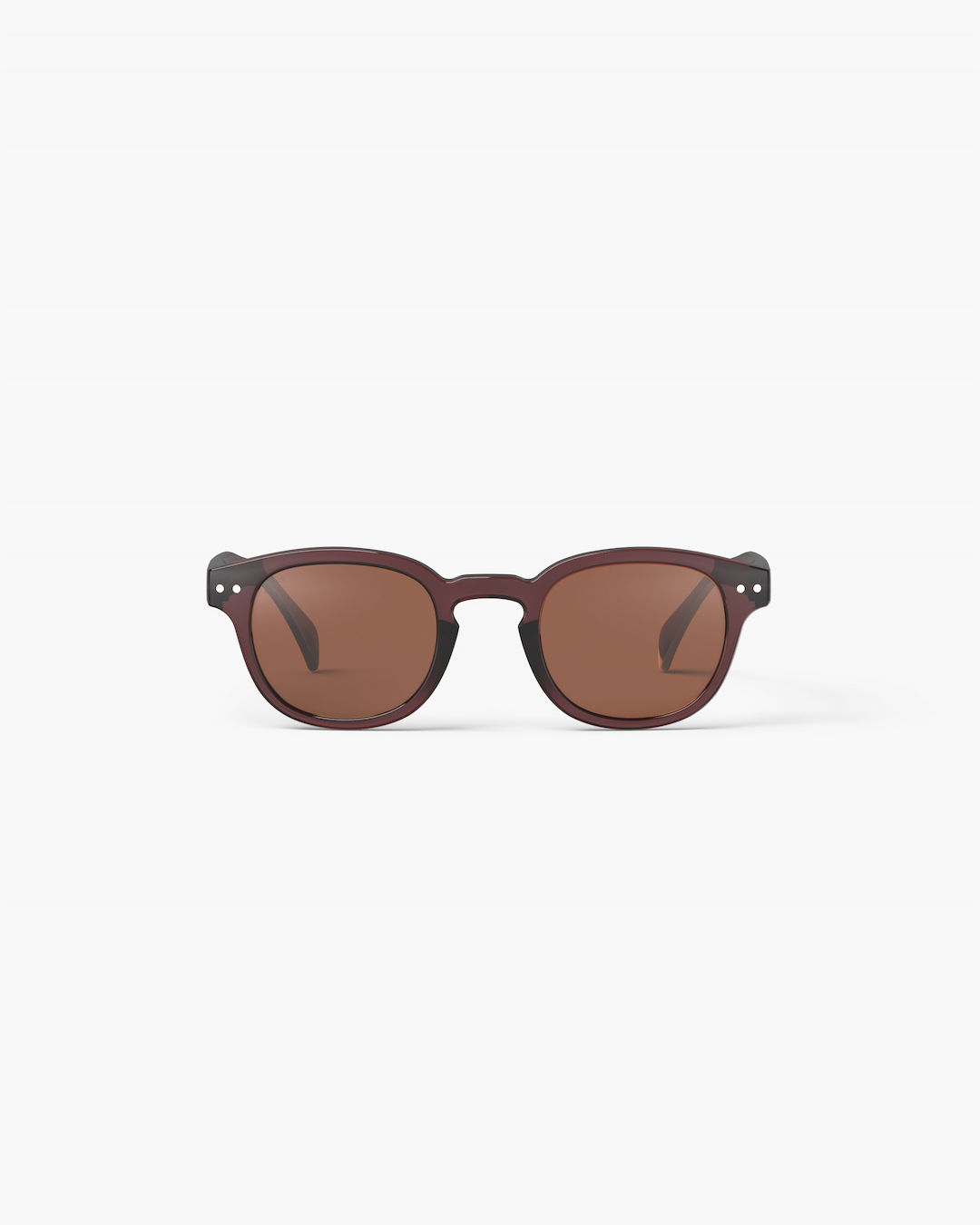Gafas #C Old Leather Cuadrado Castaño - Izipizi