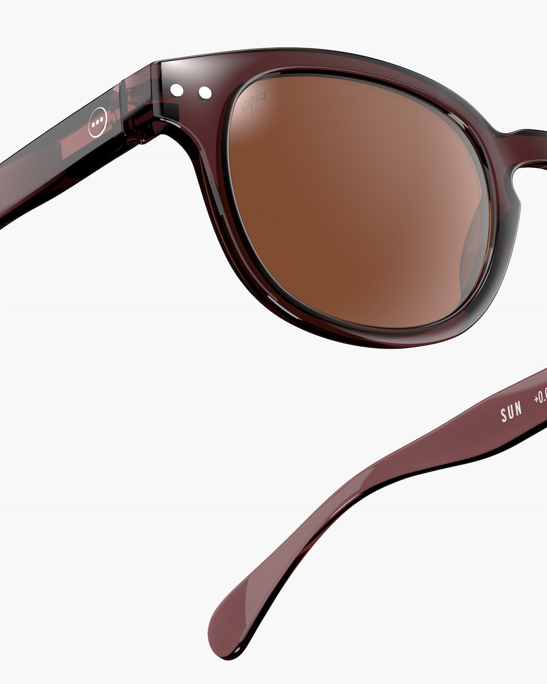 Gafas #C Old Leather Cuadrado Castaño - Izipizi