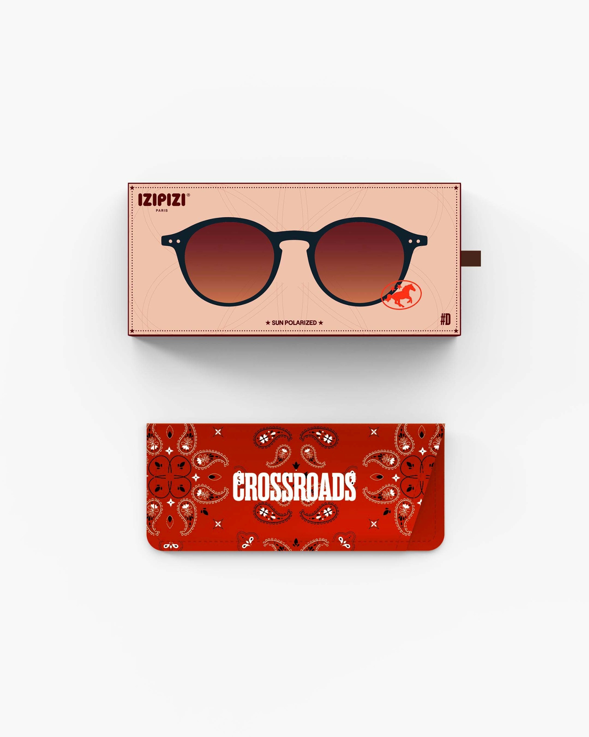 Lunette Mini Me #D Black Road Pantos Noir à la mode - Izipizi