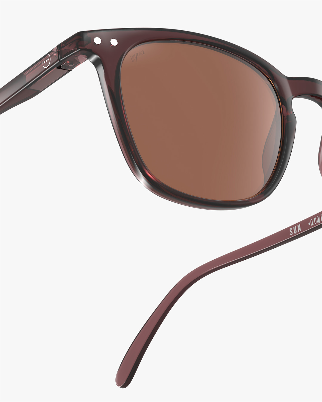 Gafas #E Old Leather Trapezoidale Castaño - Izipizi