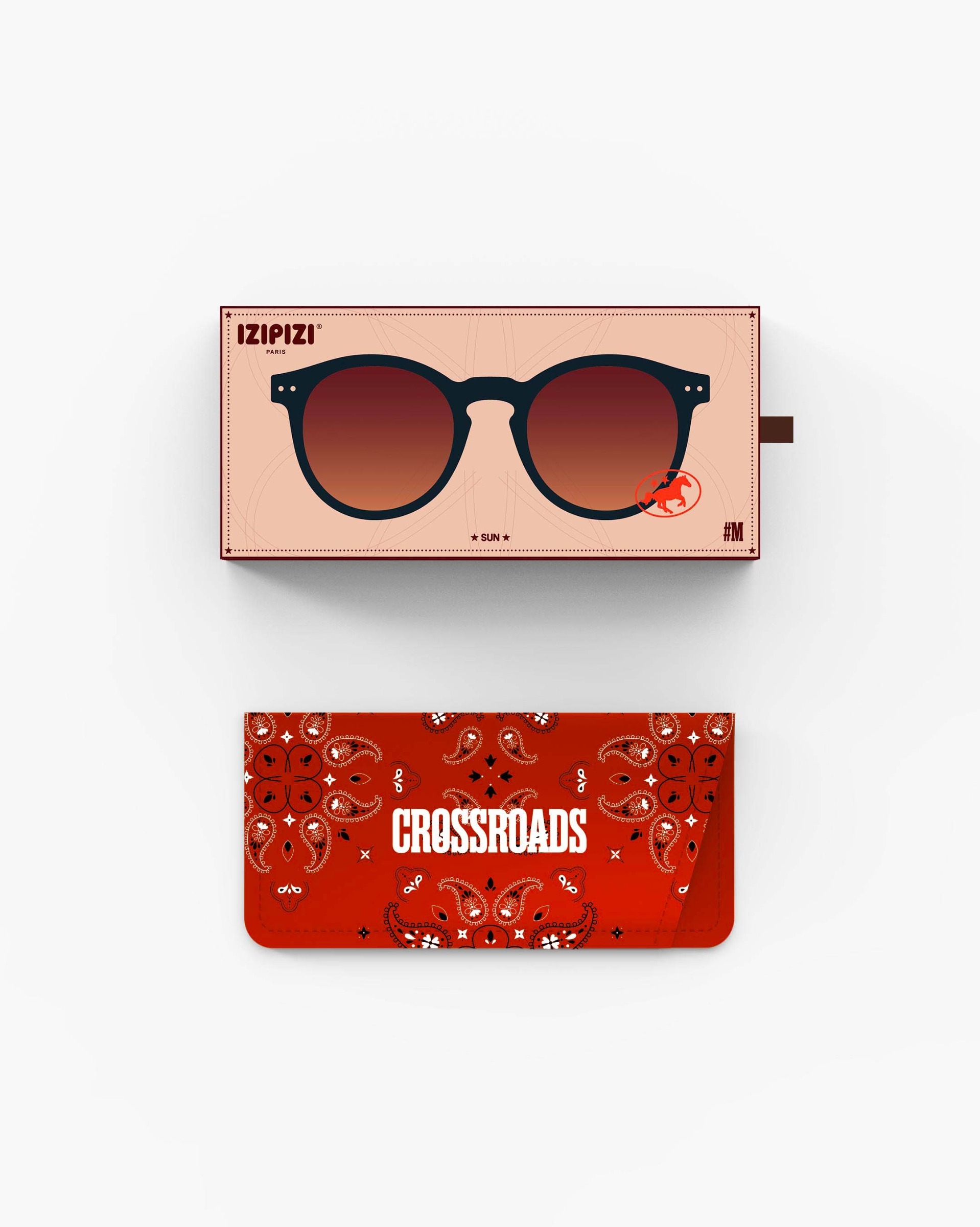 Lunette #M Black Road Pantos Noir à la mode - Izipizi