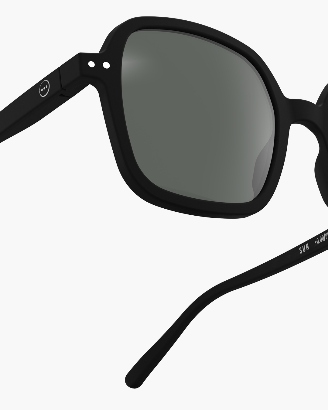 Lunette #OFFICE Black Carré Noir à la mode - Izipizi