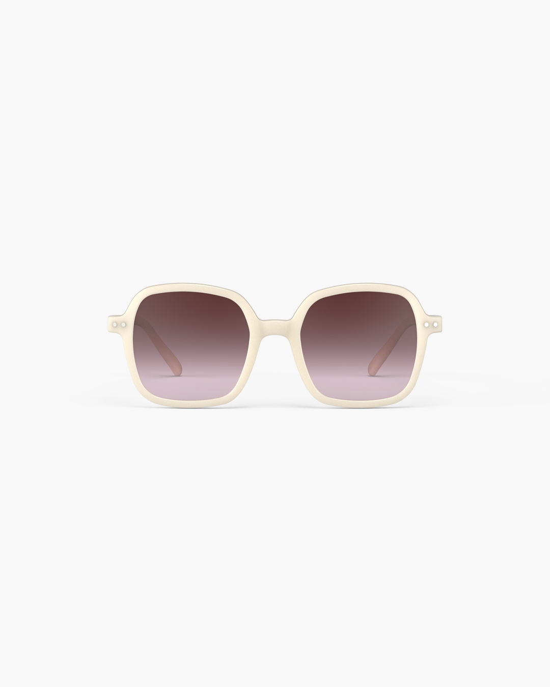 Trendy SUN glasses #OFFICE Vintage Cream Square - Izipizi