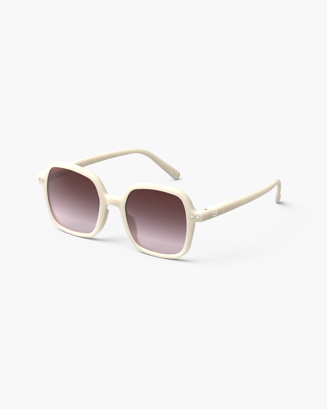 Trendy SUN glasses #OFFICE Vintage Cream Square - Izipizi