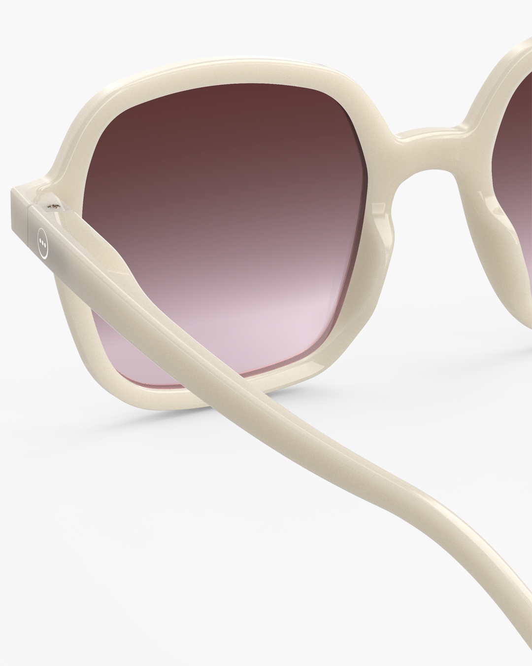 Trendy SUN glasses #OFFICE Vintage Cream Square - Izipizi