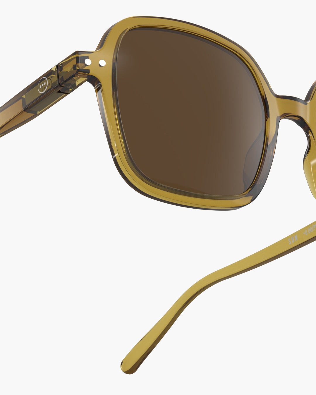 Lunette #OFFICE Golden Green Carré Vert à la mode - Izipizi