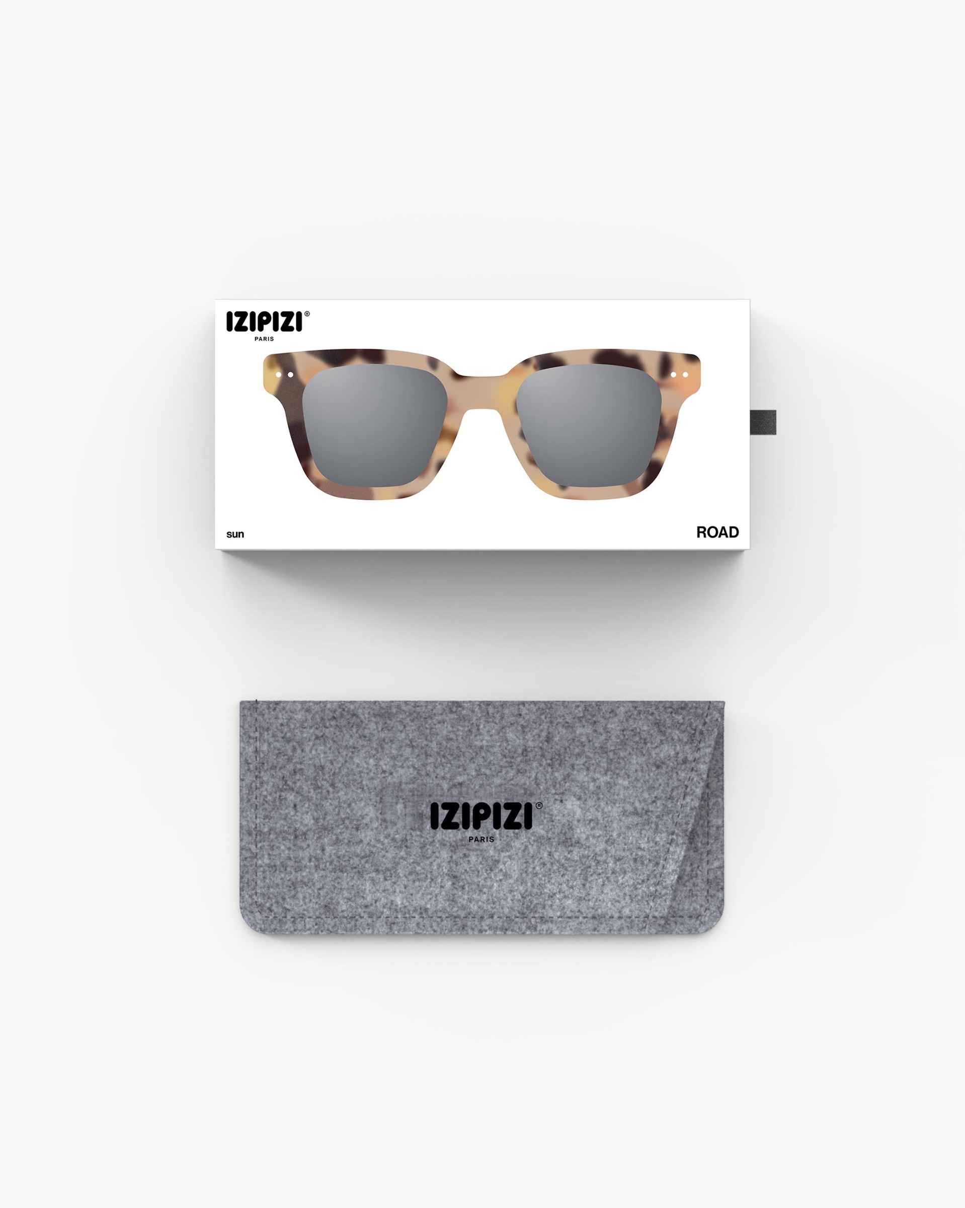 Trendy CHILD 7-11 Y glasses Mini Me #ROAD Light Tortoise Trapeze - Izipizi