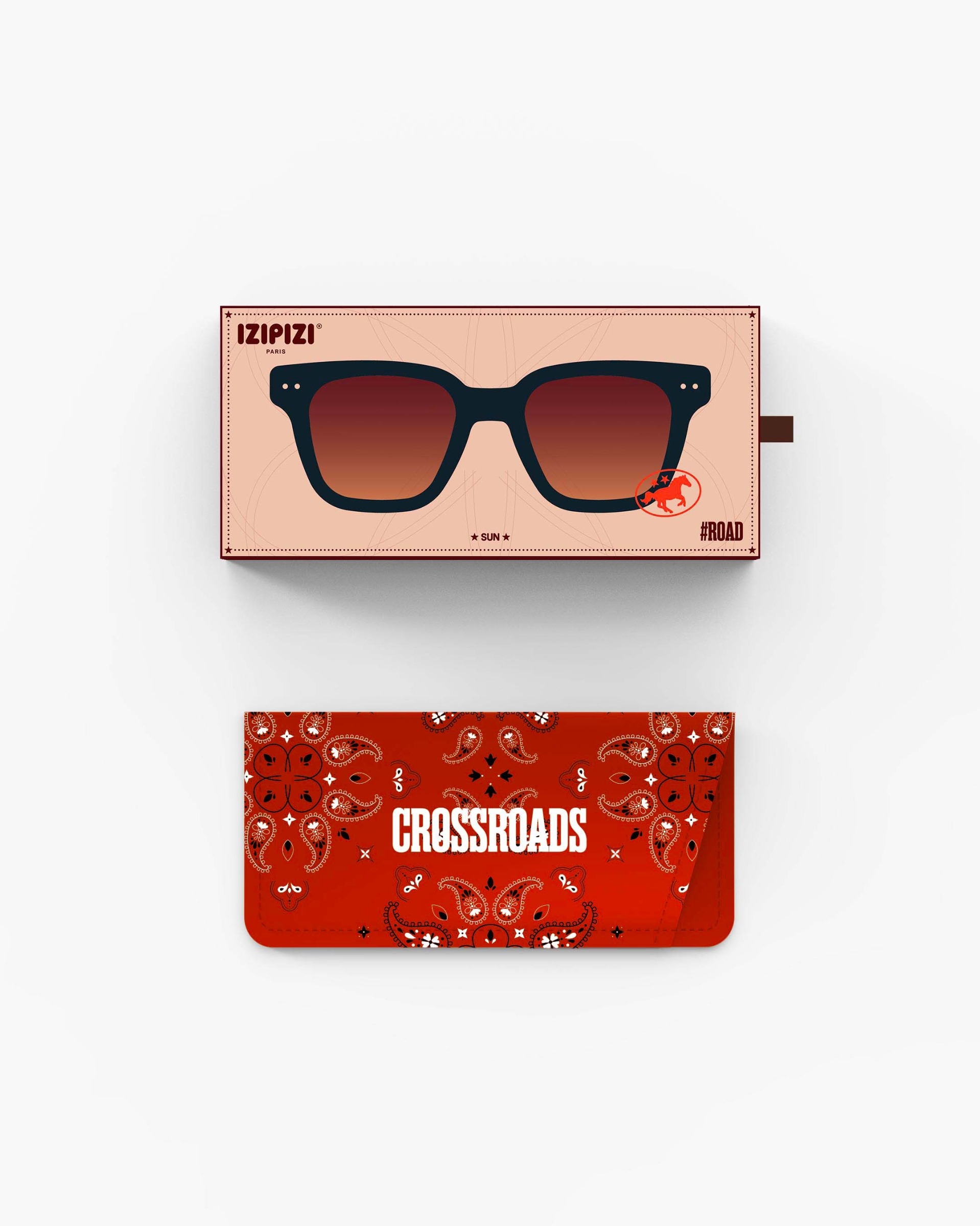 Ochialli #ROAD Black Road Trapezoidale Nero - Izipizi