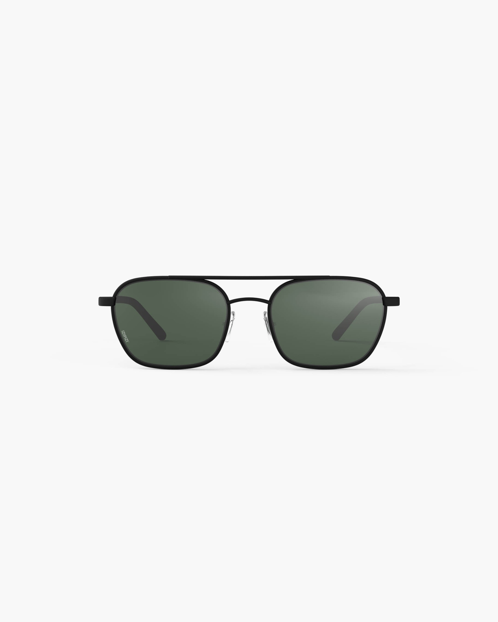 Trendy SUN glasses #CRUISE Black - Green lenses Pilot - Izipizi