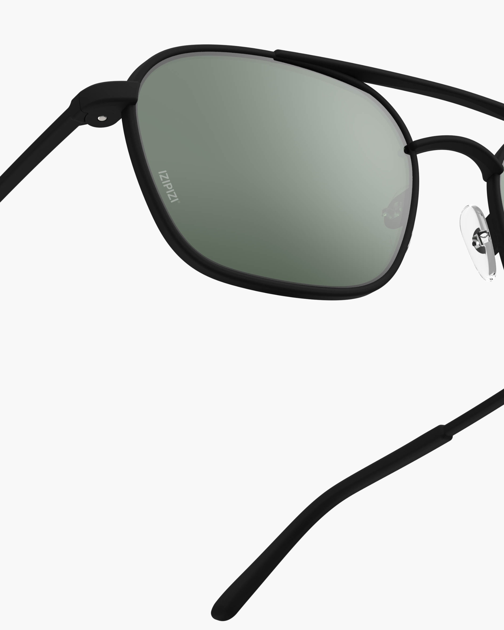 Trendy SUN glasses #CRUISE Black - Green lenses Pilot - Izipizi