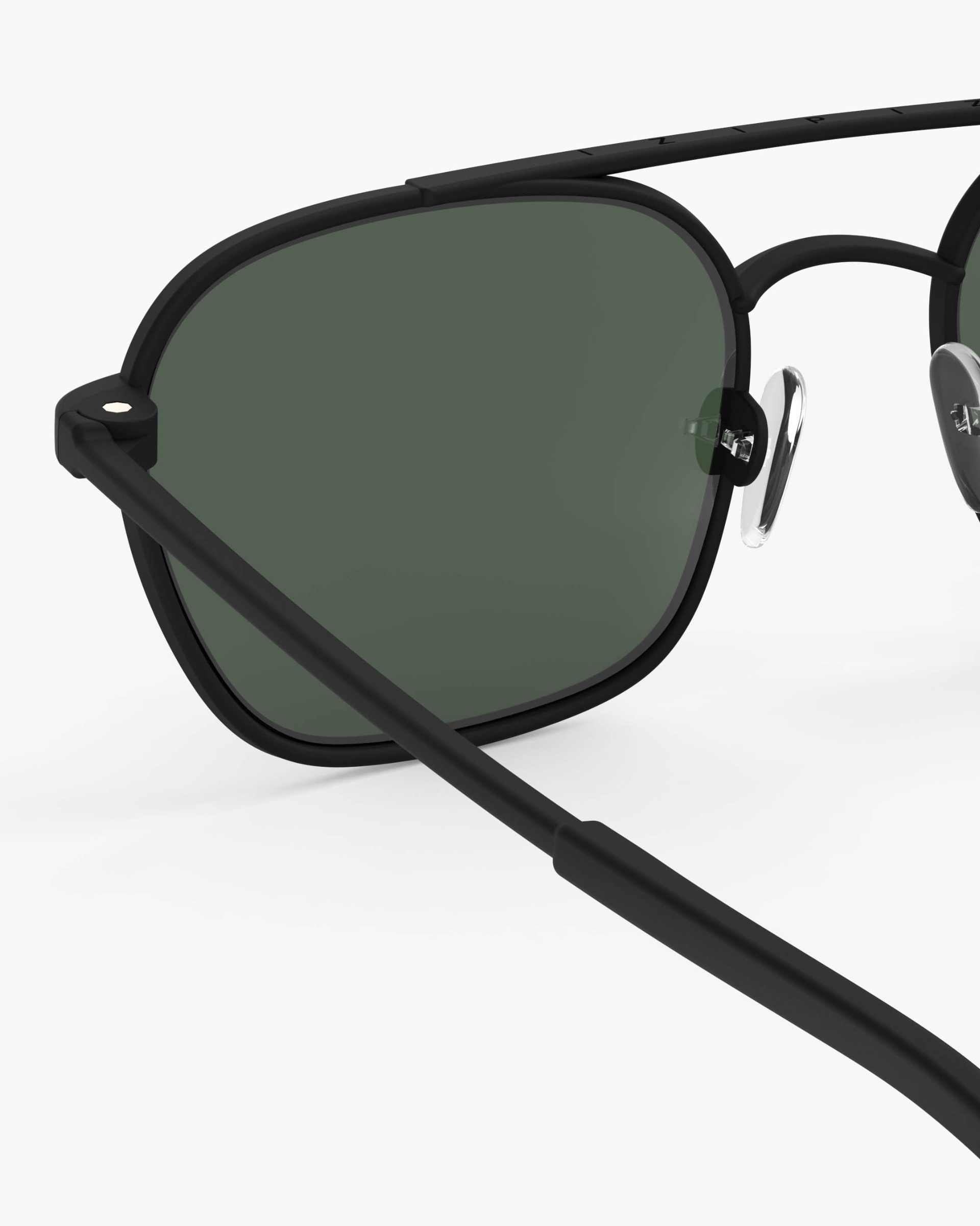 Trendy SUN glasses #CRUISE Black - Green lenses Pilot - Izipizi