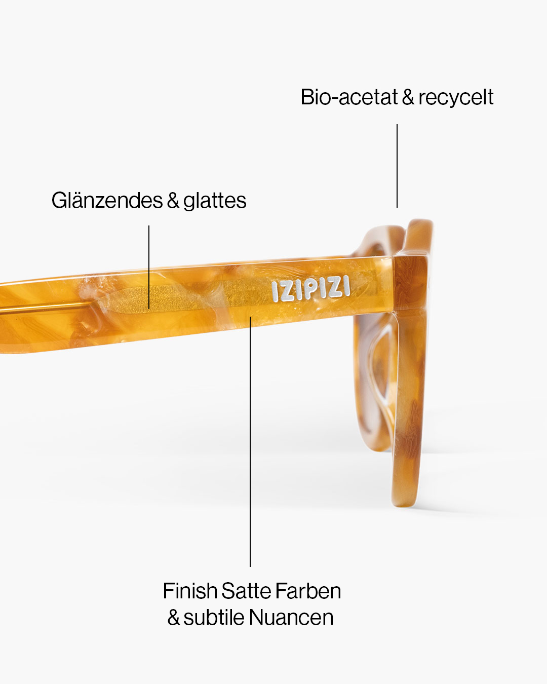 Brille #ECHO Caramel Pearl Pantos Braun - Izipizi