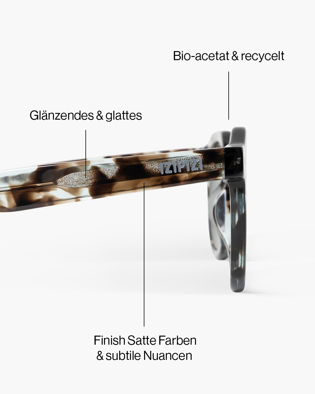 Brille #ECHO Granit Pantos Grün - Izipizi