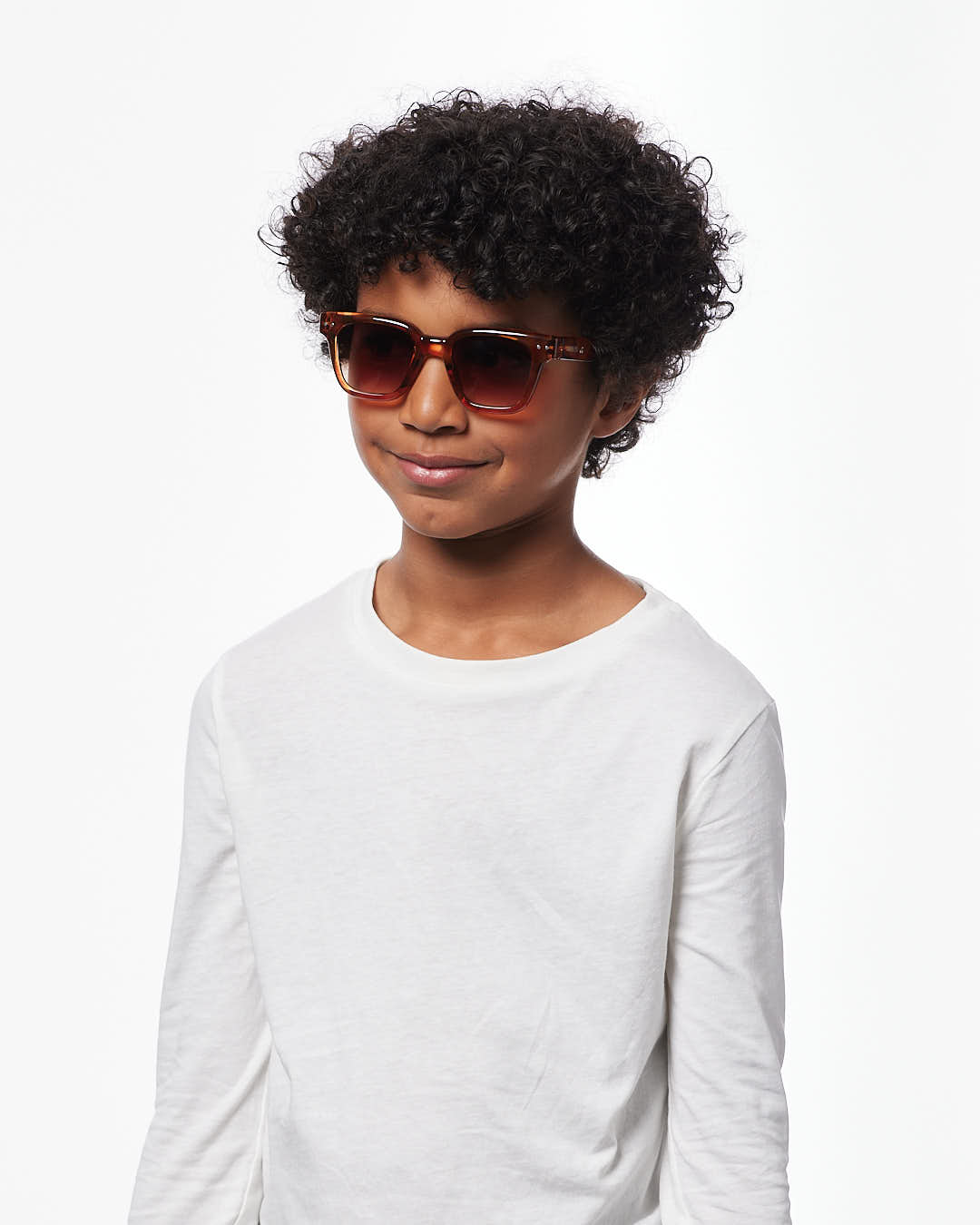 Lunette #road Glossy Havane - BONPOINT X IZIPIZI Trapèze Marron à la mode - Izipizi