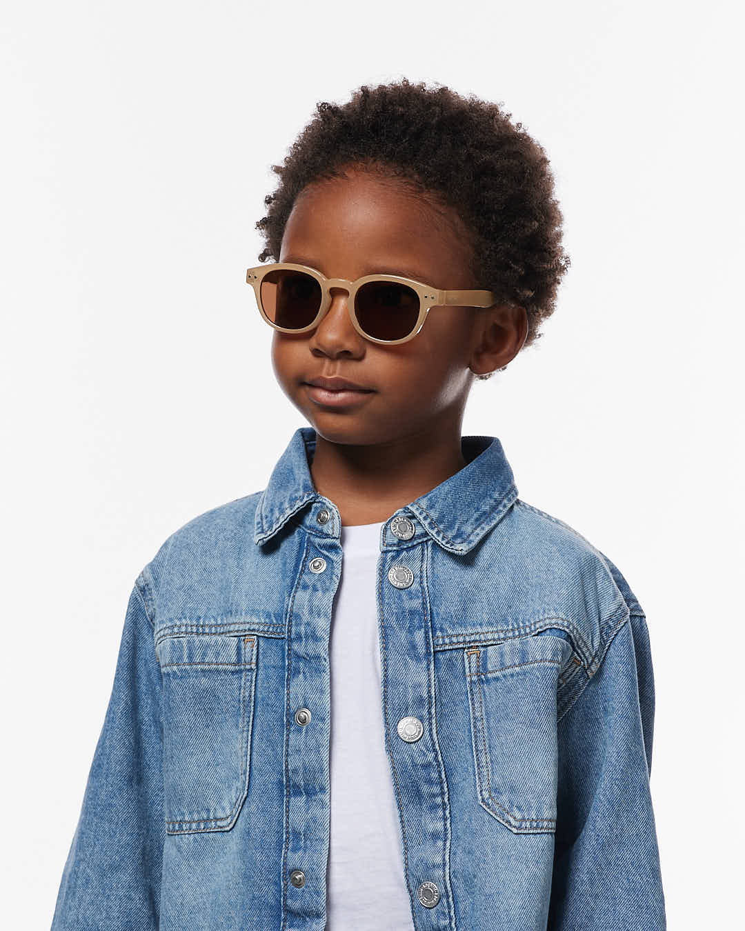 Brille #c Macchiato Quadrat Beige - Izipizi