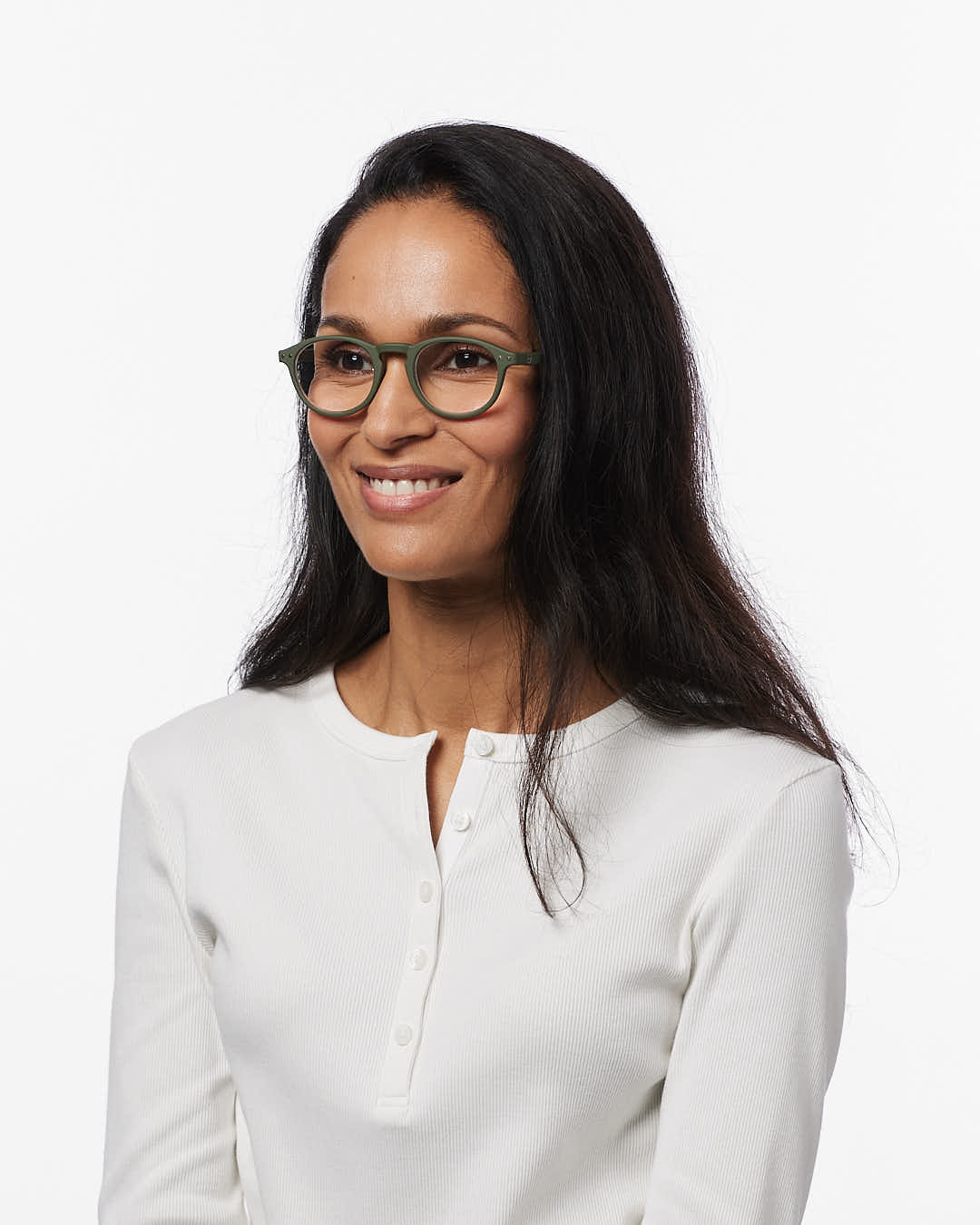 Lunette #A Kaki Green Pantos Vert à la mode - Izipizi