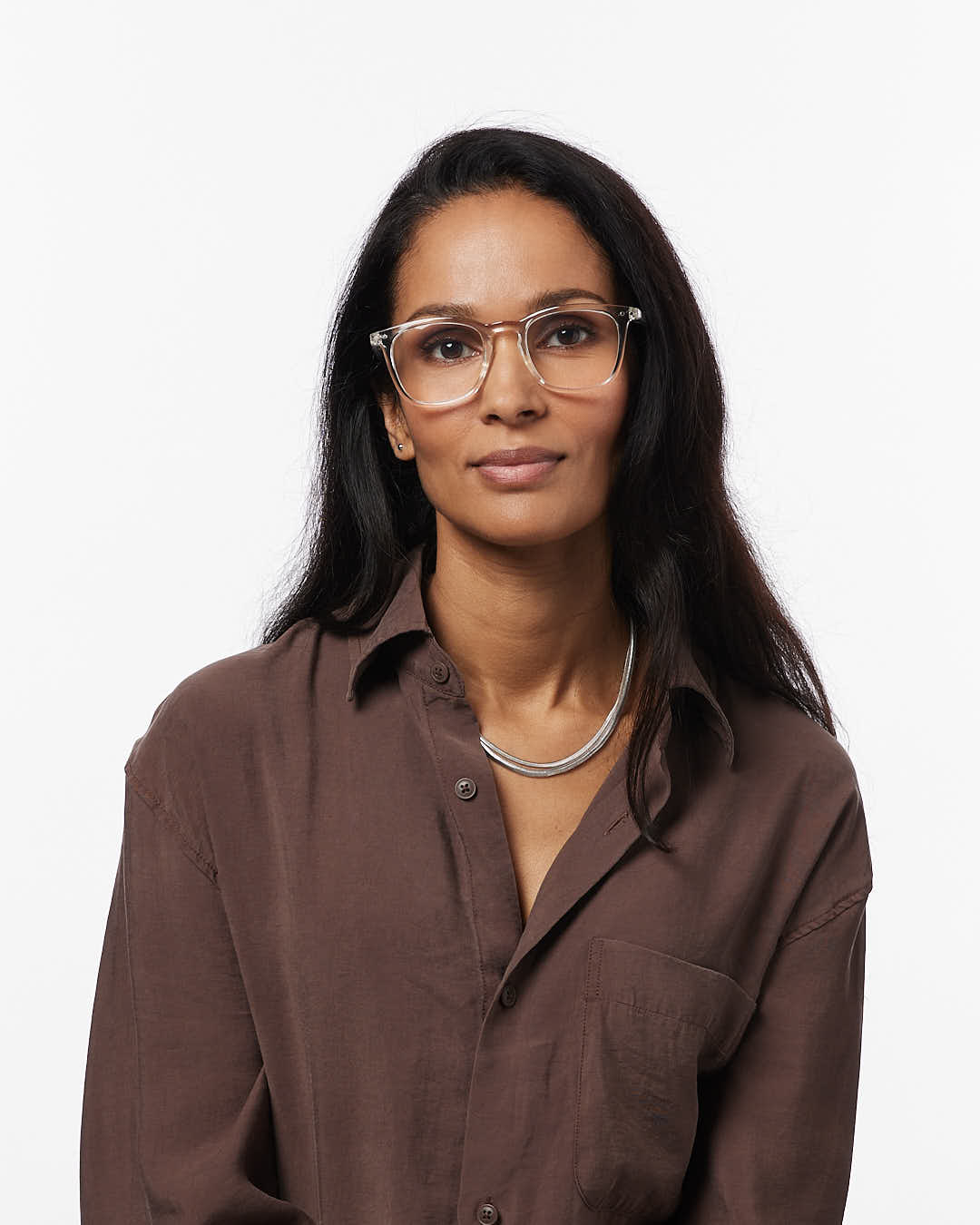 Lunette #E Crystal Trapèze Blanc à la mode - Izipizi