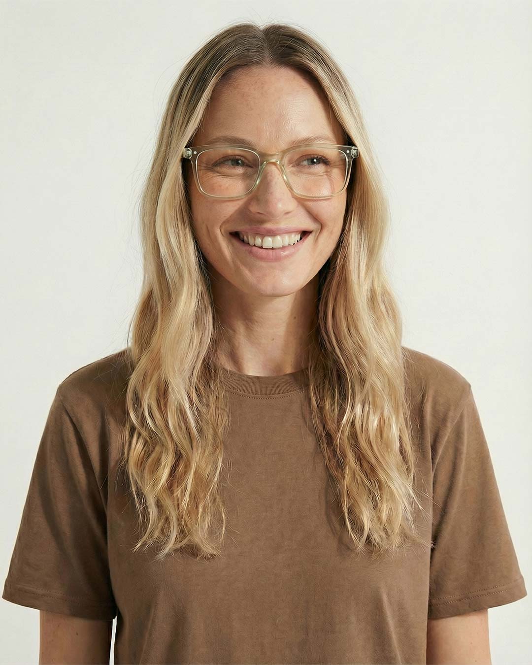 Trendy READING glasses #L Green Fields Rectangular - Izipizi