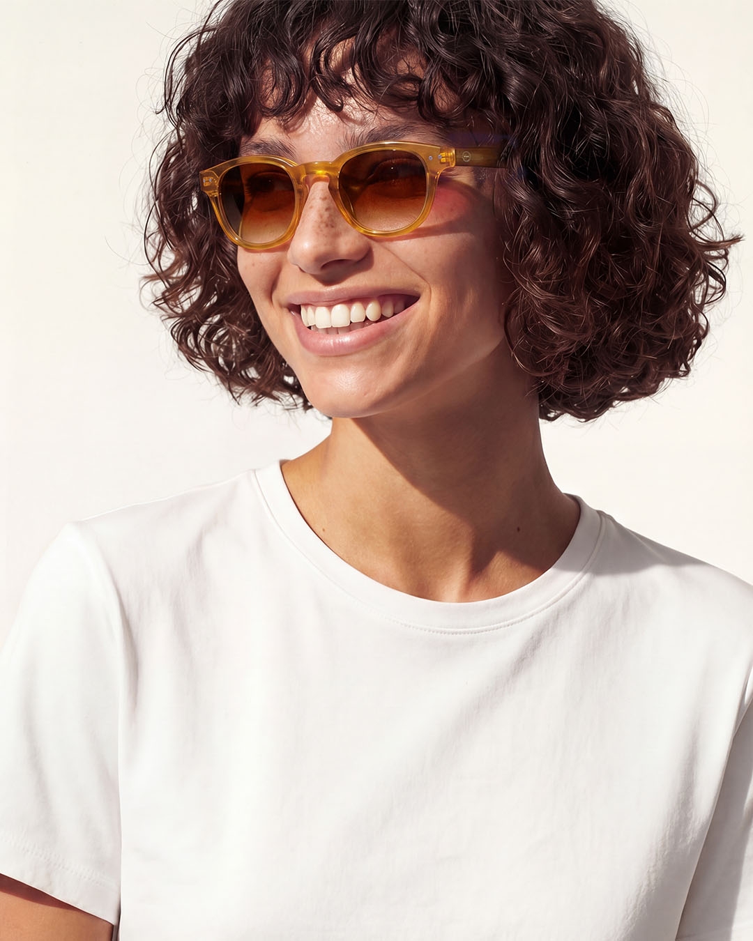 Trendy SUN zonnebril #C Golden Canyon Gepolariseerd Vierkant - Izipizi