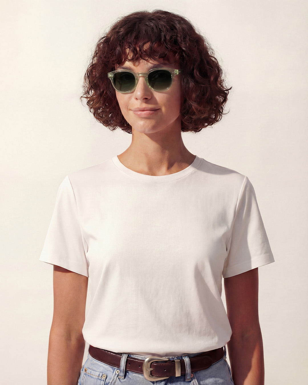 Lunette #C Green Fields Polarized Carré Vert à la mode - Izipizi