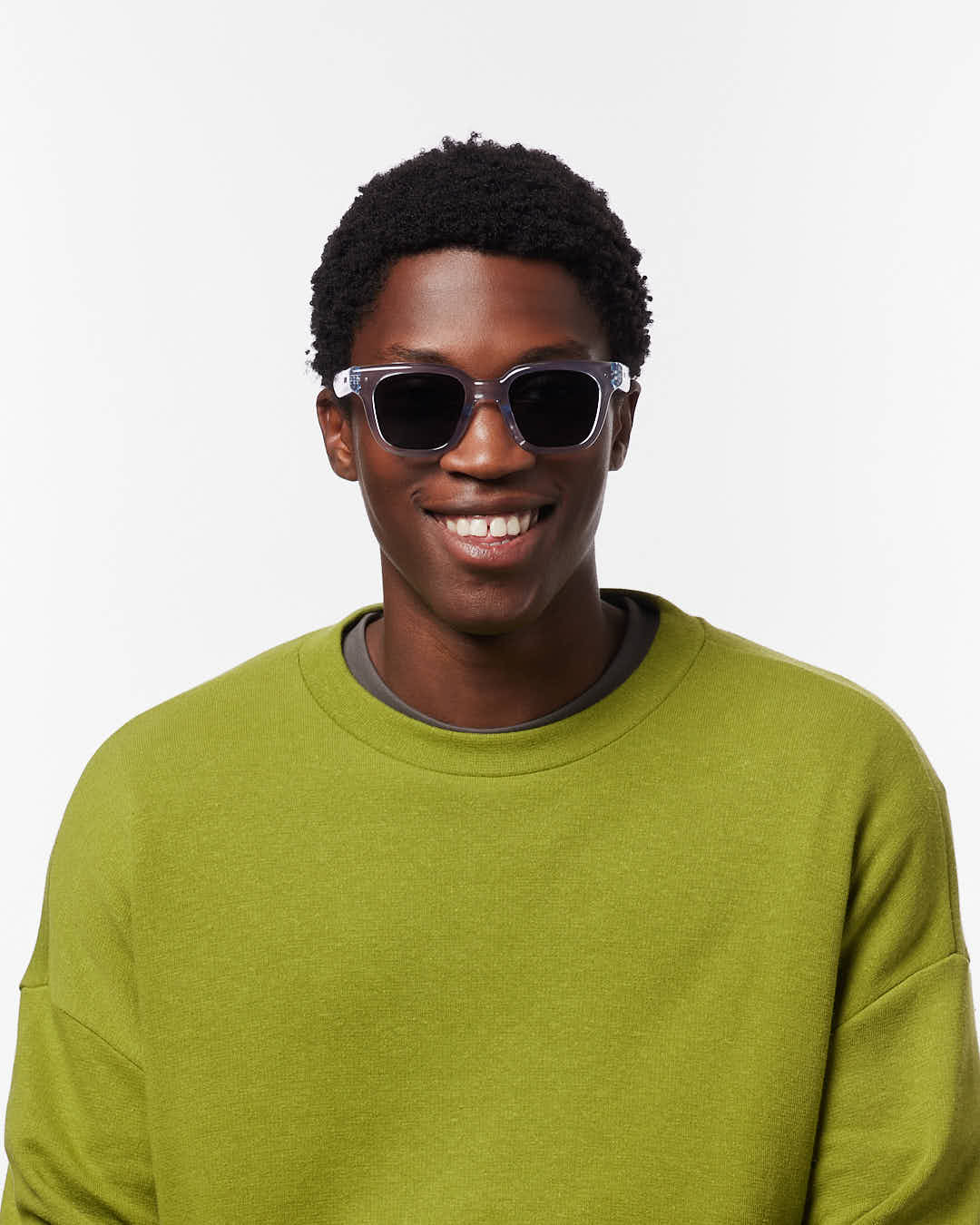 Brille #ROAD Frozen Blue Trapezförmige Blau - Izipizi