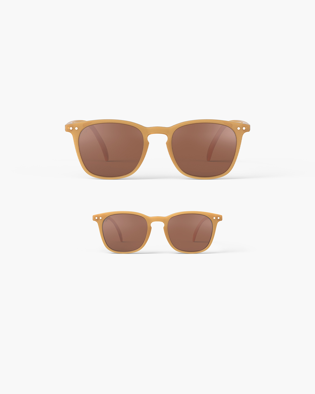 Lunette Mini Me #E Sweet Honey Rectangulaire Jaune à la mode - Izipizi