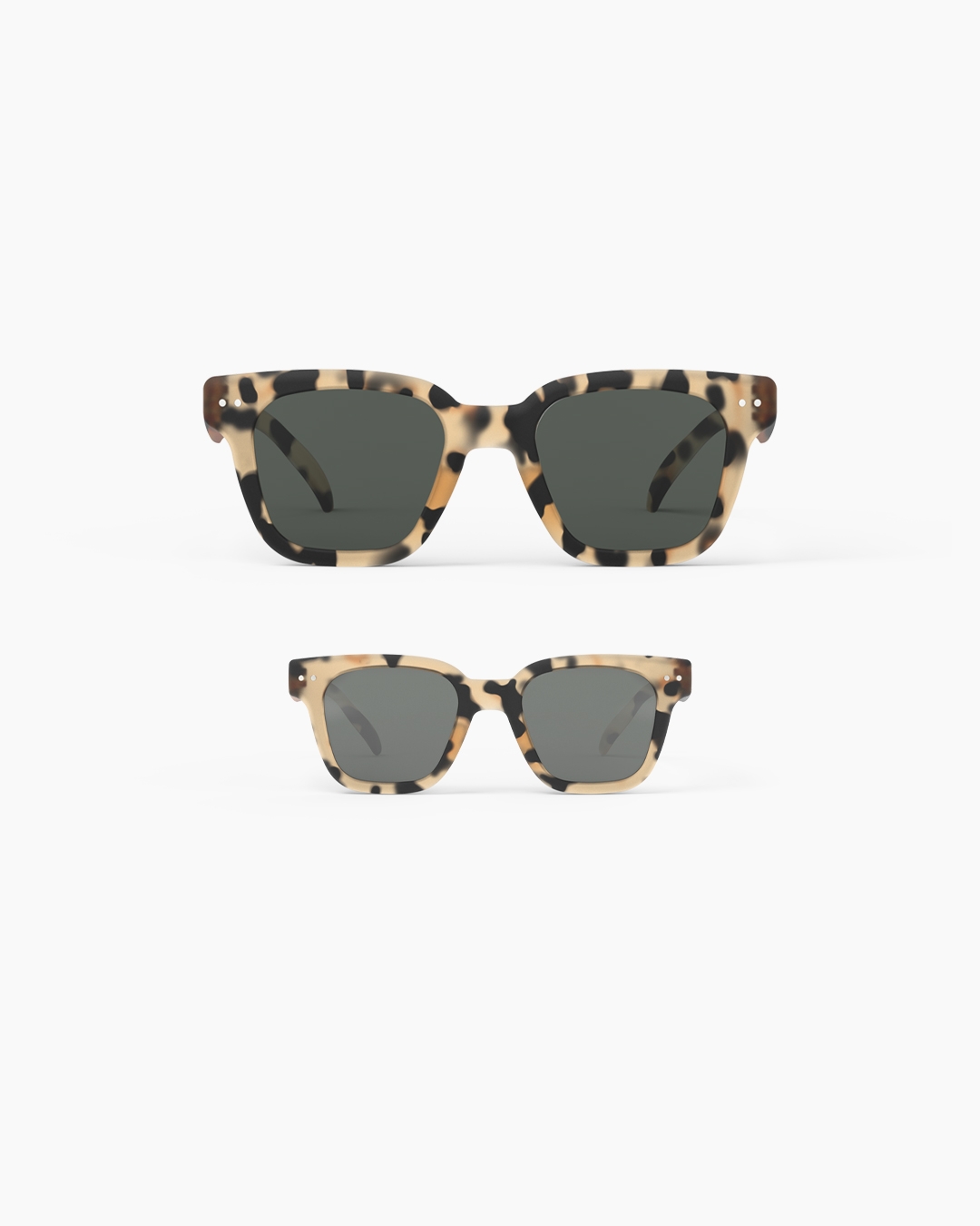 Trendy CHILD 7-11 Y glasses Mini Me #ROAD Light Tortoise Trapeze - Izipizi